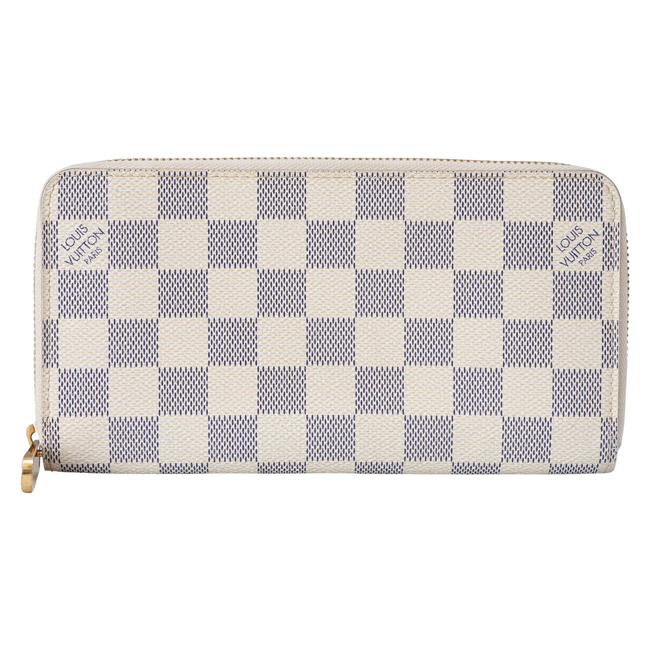 LOUIS VUITTON(USED)루이비통 N60019 다메에 아주르 지퍼 장지갑
